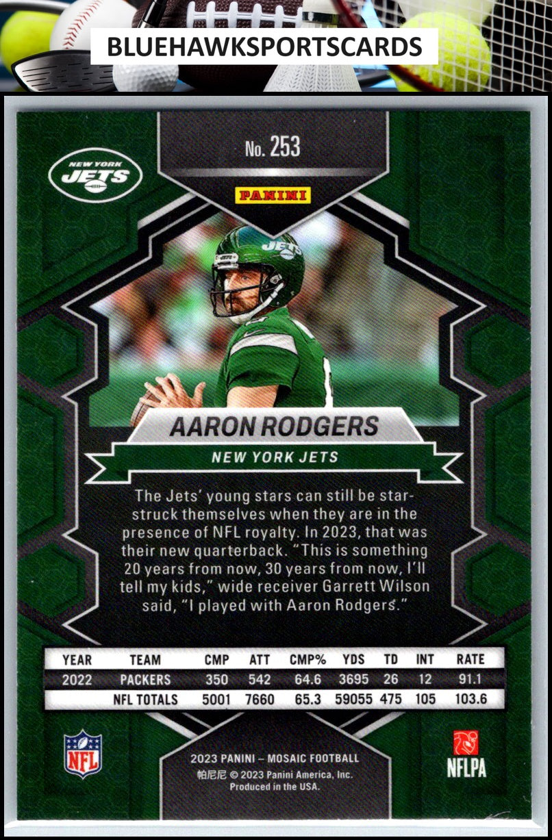 2023 Panini Mosaic #253 Aaron Rodgers