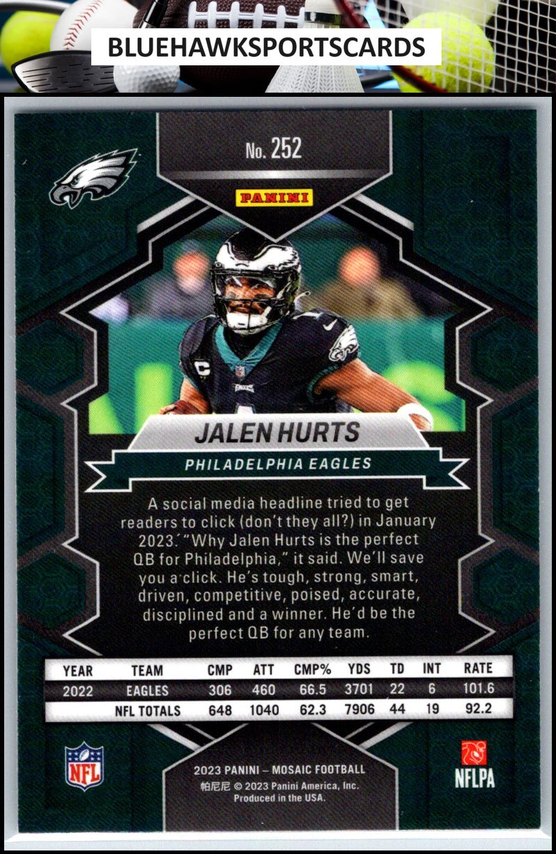 2023 Panini Mosaic #252 Jalen Hurts