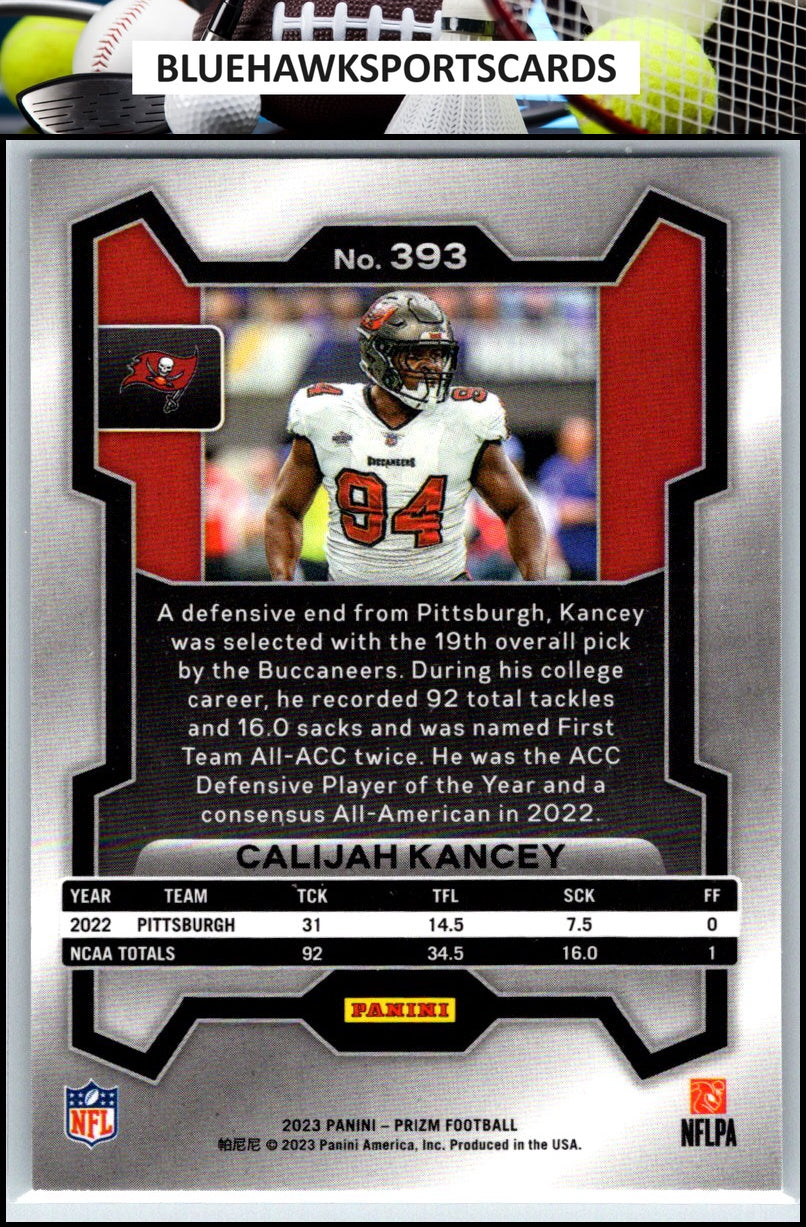 2023 Panini Prizm #393 Calijah Kancey