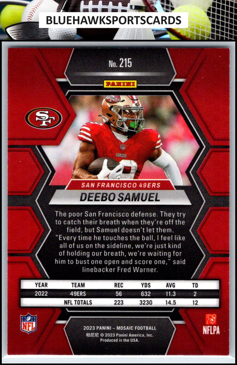 2023 Panini Mosaic #215 Deebo Samuel