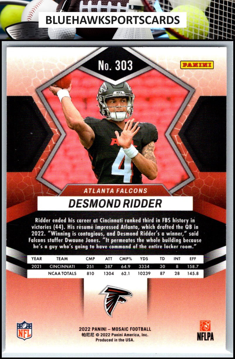 2022 Panini Mosaic #303 Desmond Ridder