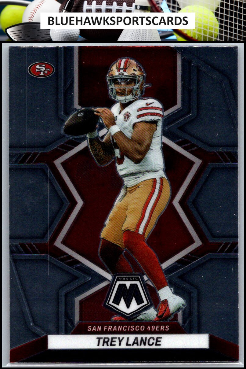 2022 Panini Mosaic #175 Trey Lance