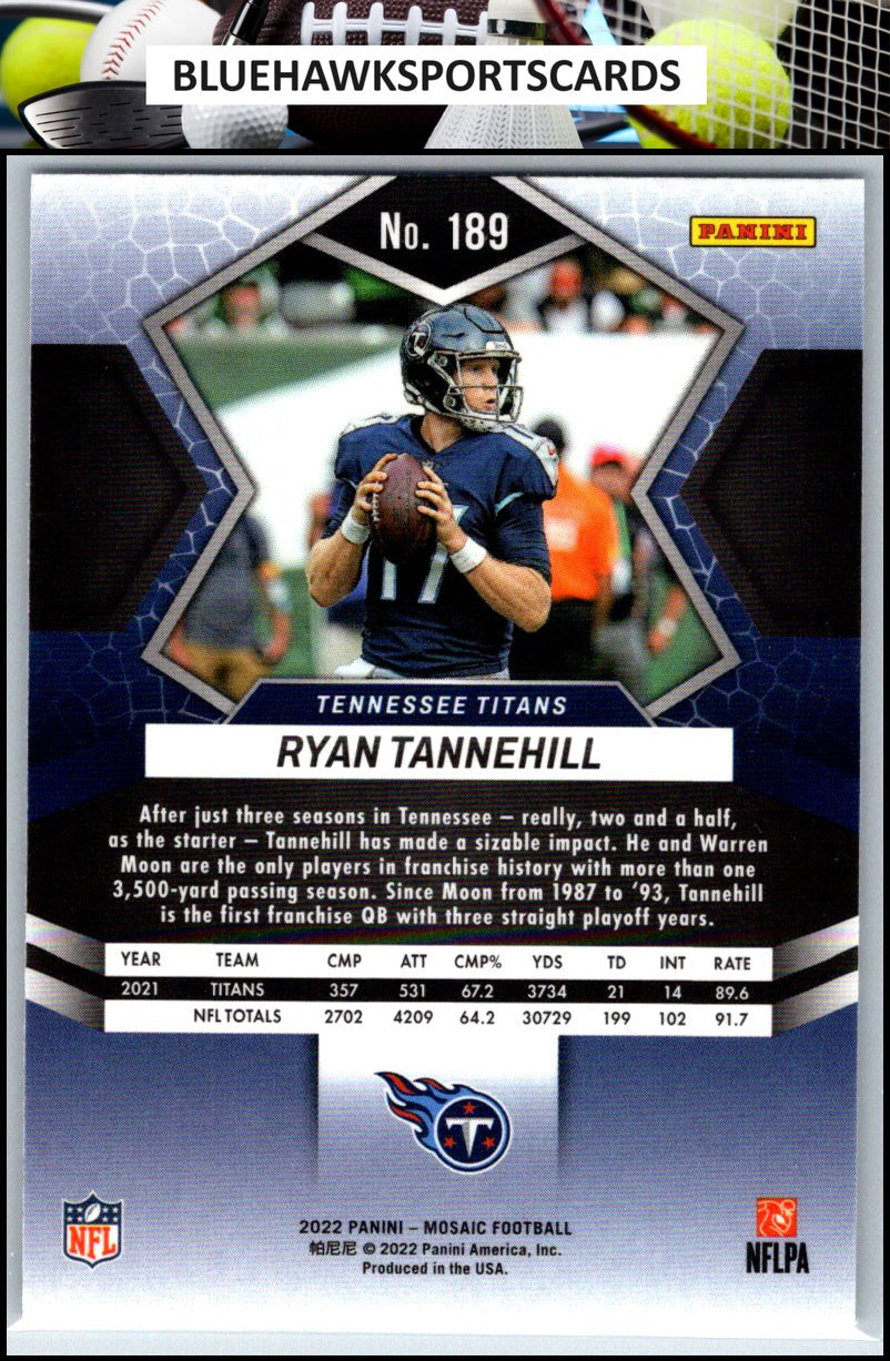 2022 Panini Mosaic #189 Ryan Tannehill