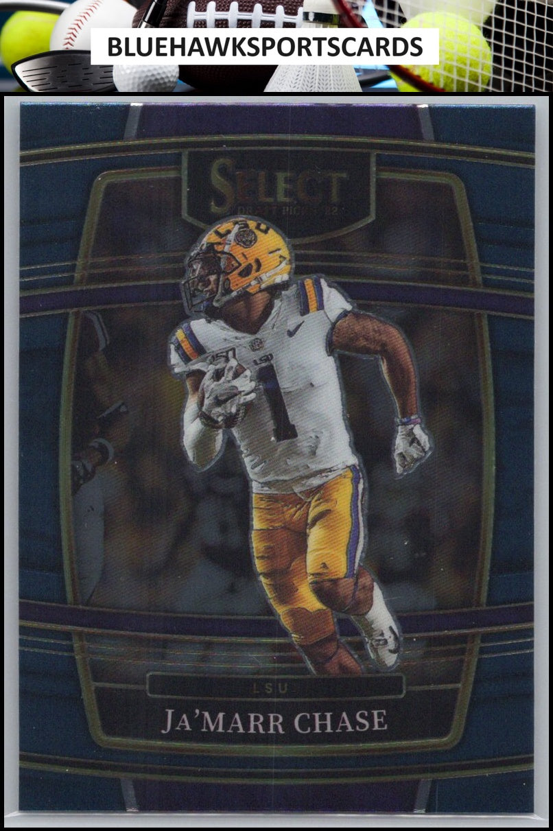 2022 Panini Select Draft Picks #82 Ja'Marr Chase Blue (Retail Base)