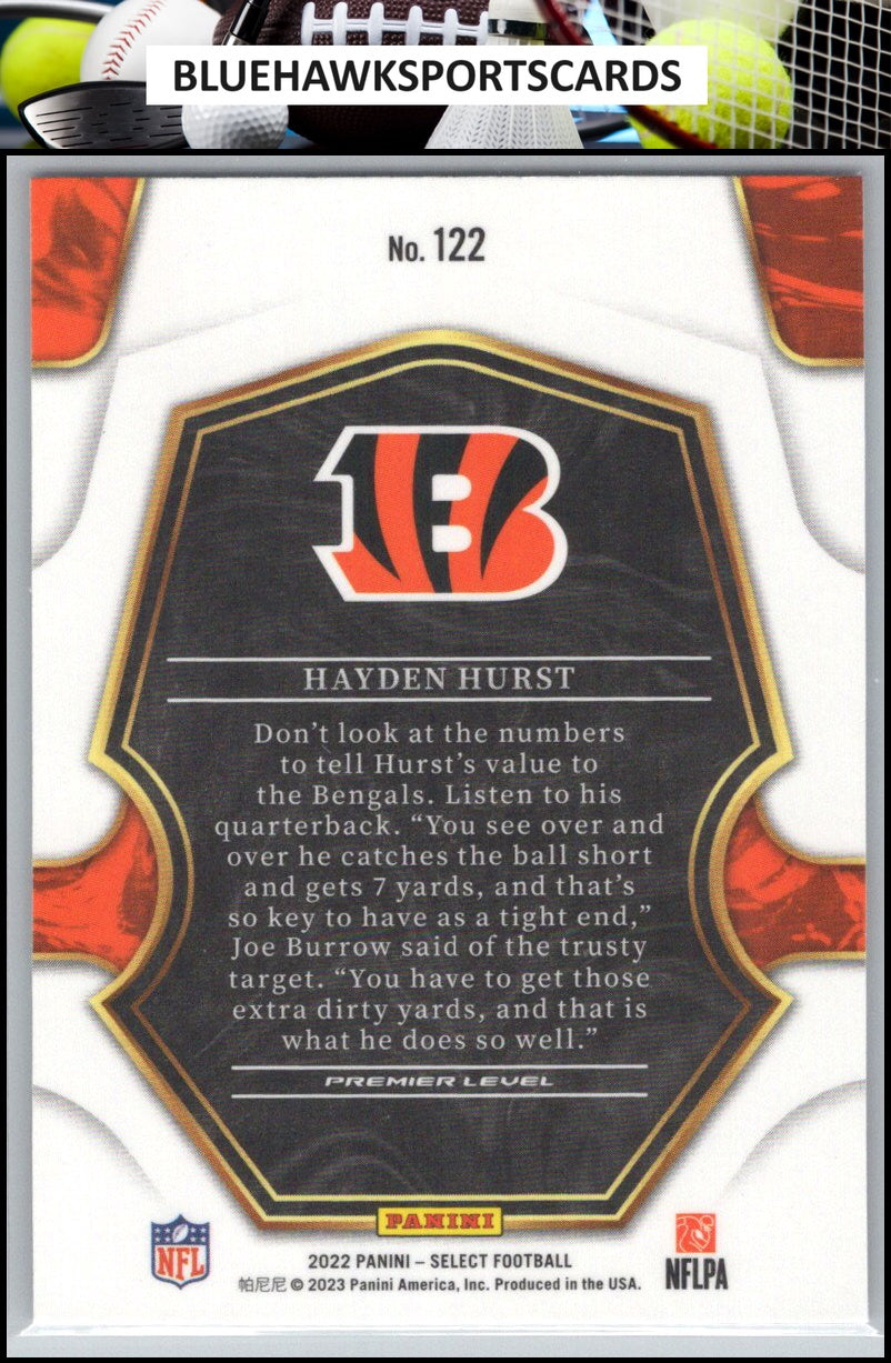 2022 Panini Select #122 Hayden Hurst
