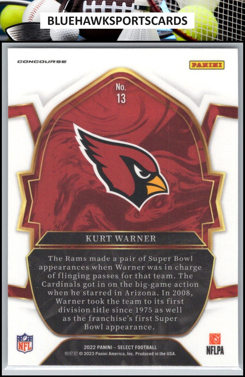 2022 Panini Select #13 Kurt Warner