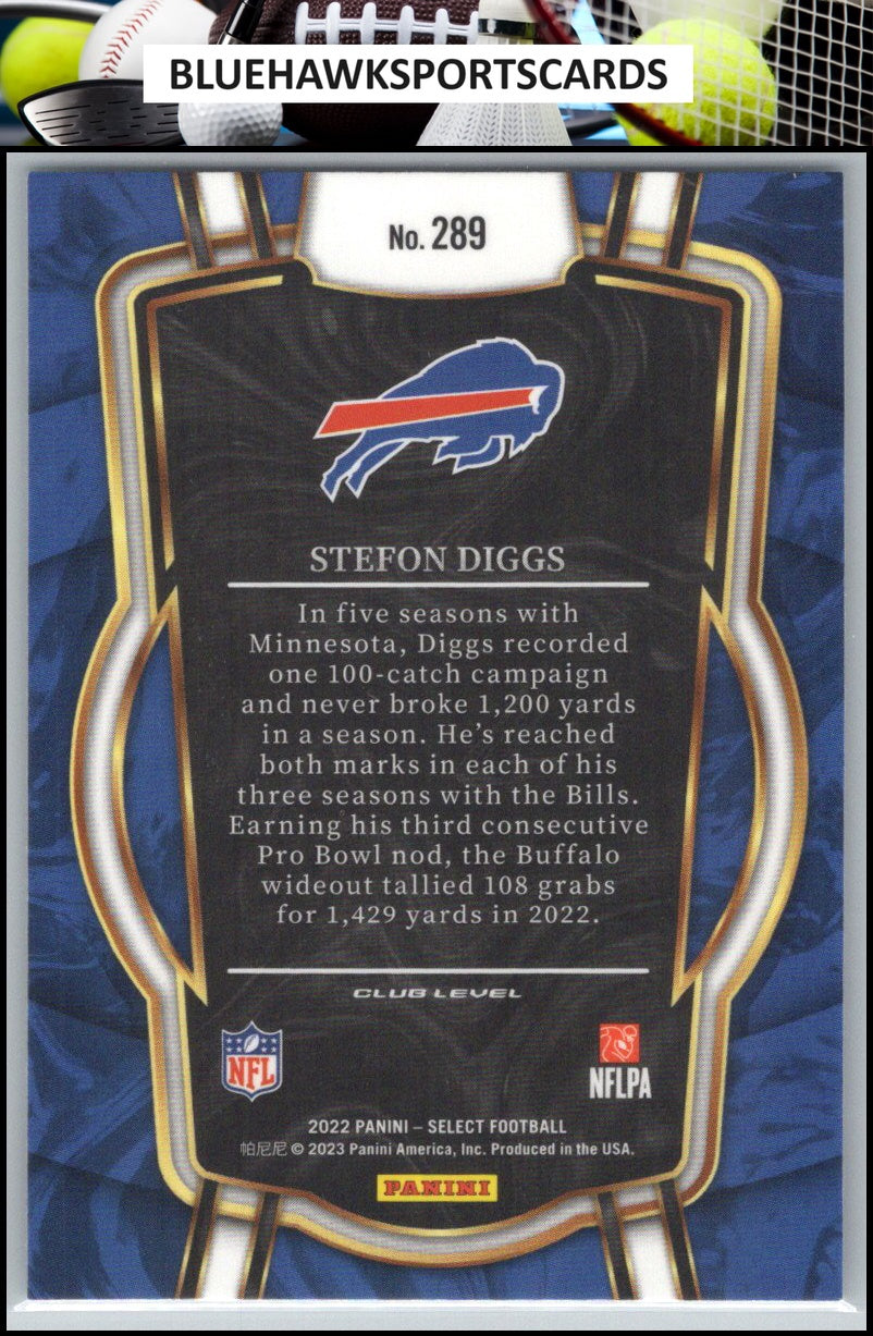 2022 Panini Select #289 Stefon Diggs