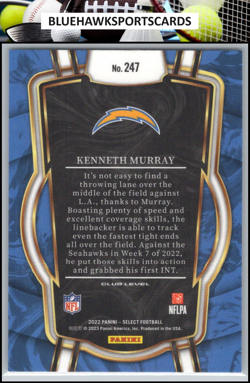 2022 Panini Select #247 Kenneth Murray