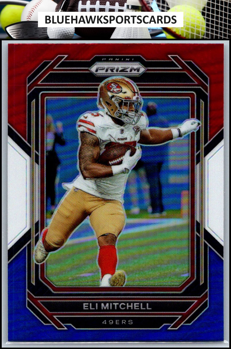 2022 Panini Prizm #264 Eli Mitchell Red White and Blue