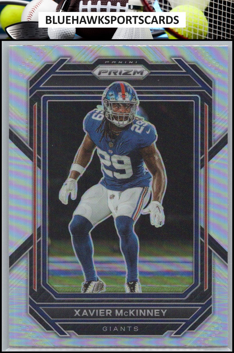 2022 Panini Prizm #221 Xavier McKinney Silver