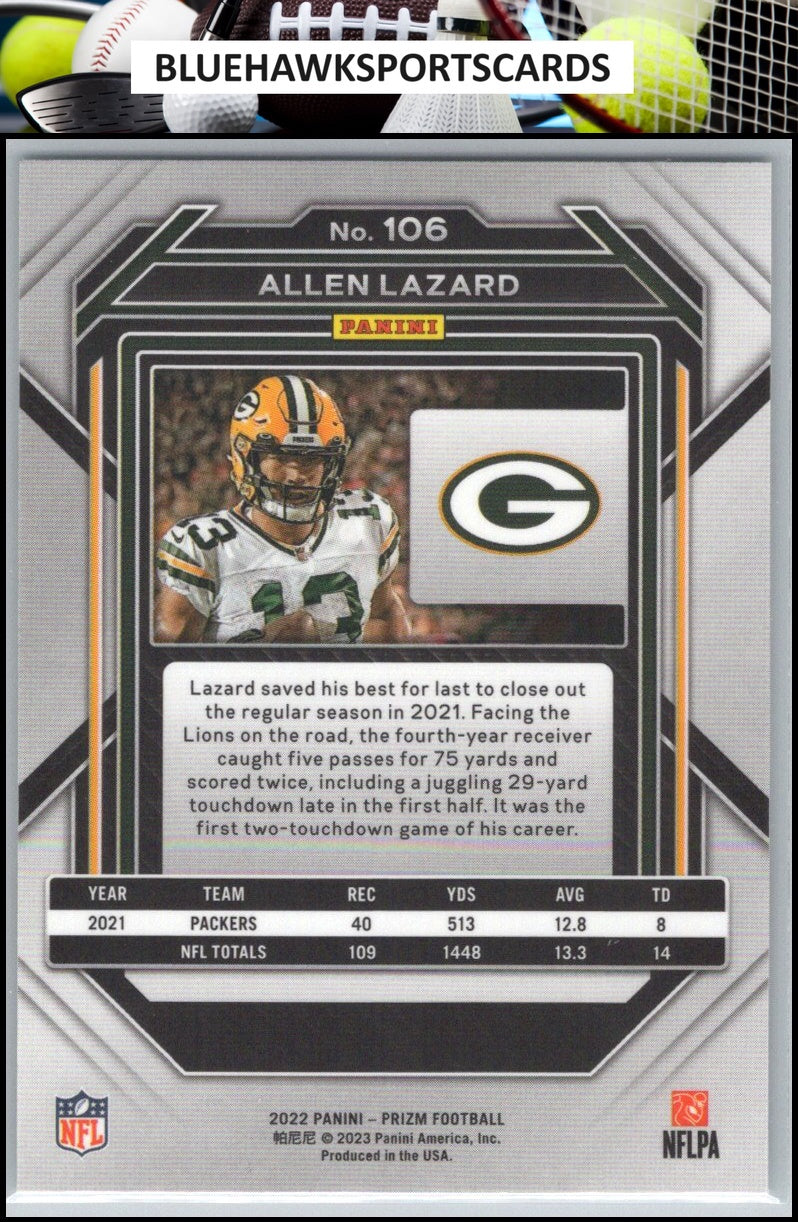 2022 Panini Prizm #106 Allen Lazard