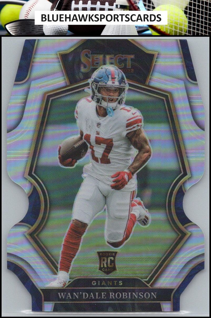 2022 Panini Select #174 Wan'Dale Robinson Silver Prizm Die Cut