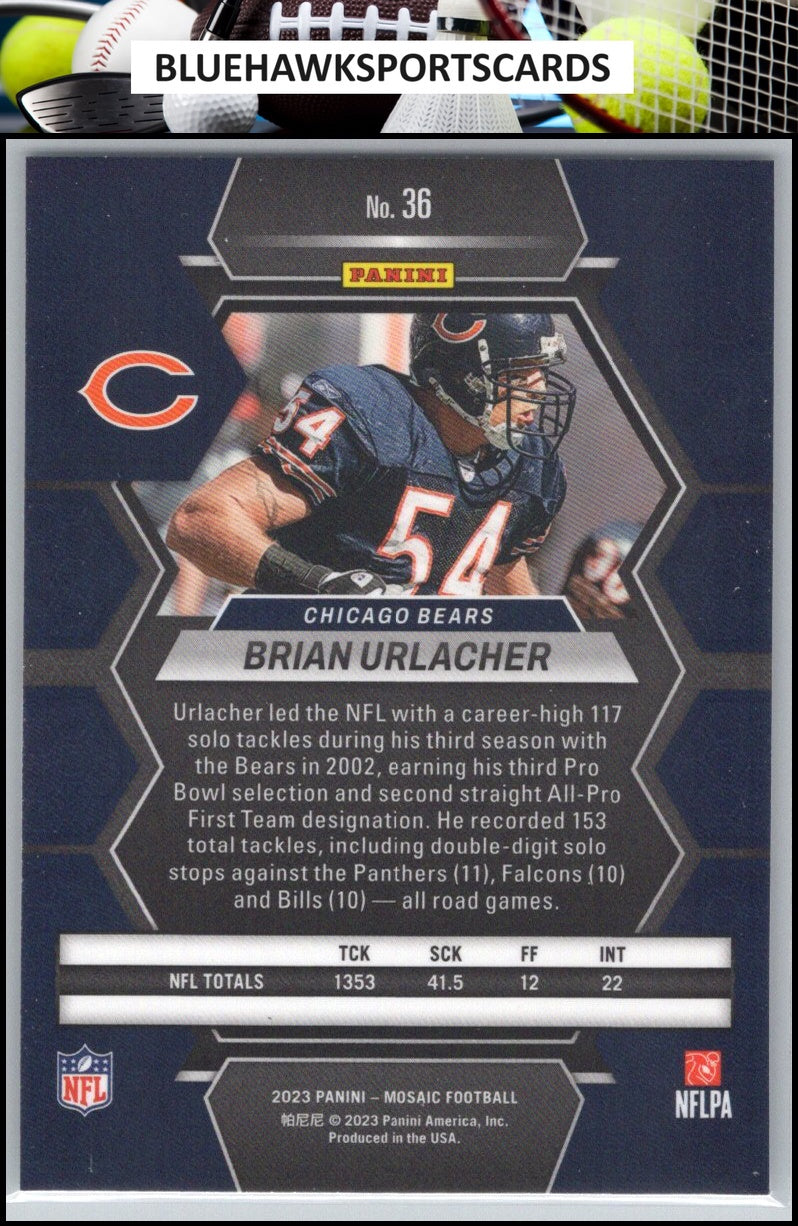 2023 Panini Mosaic #36 Brian Urlacher