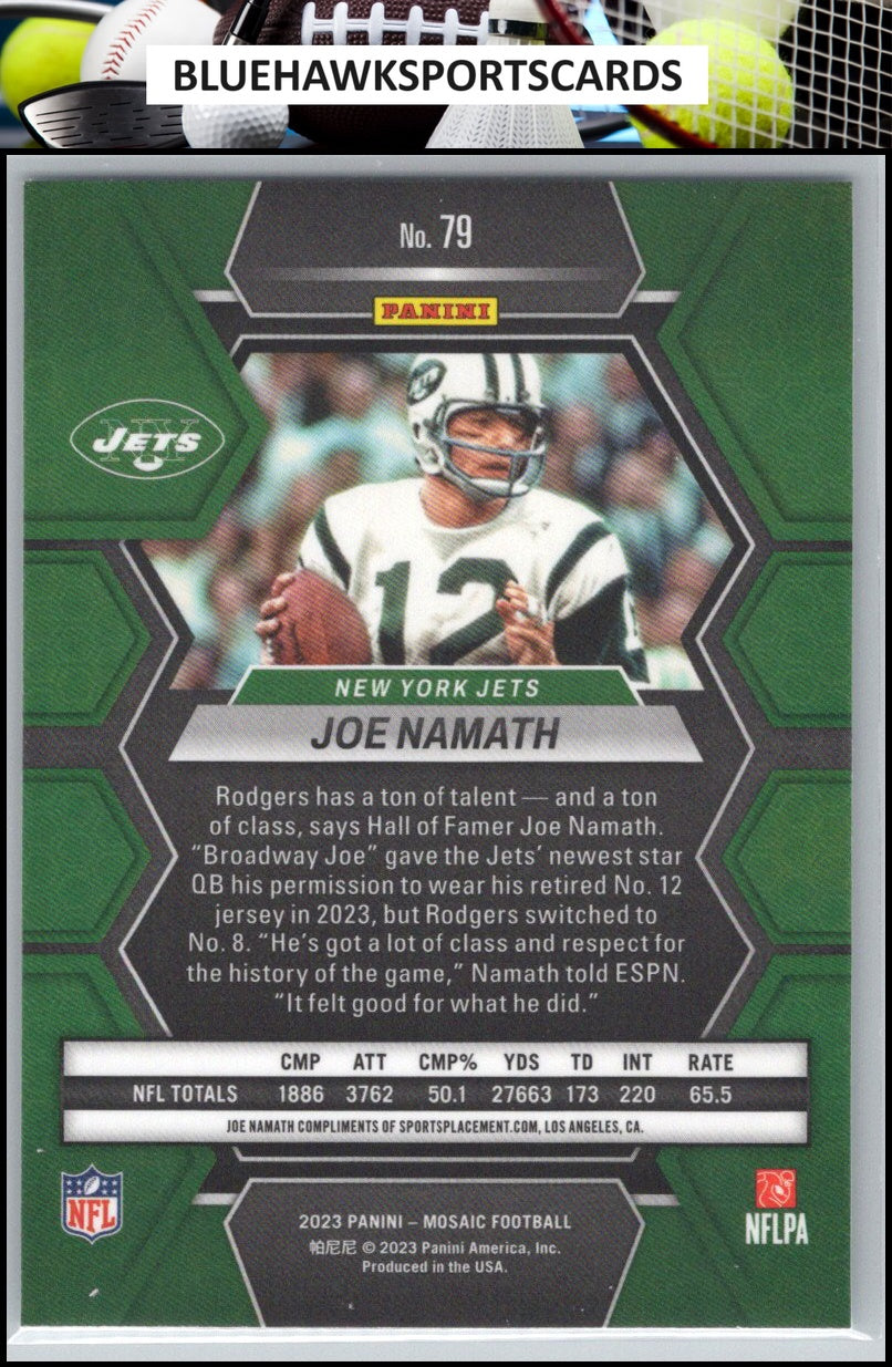 2023 Panini Mosaic #79 Joe Namath