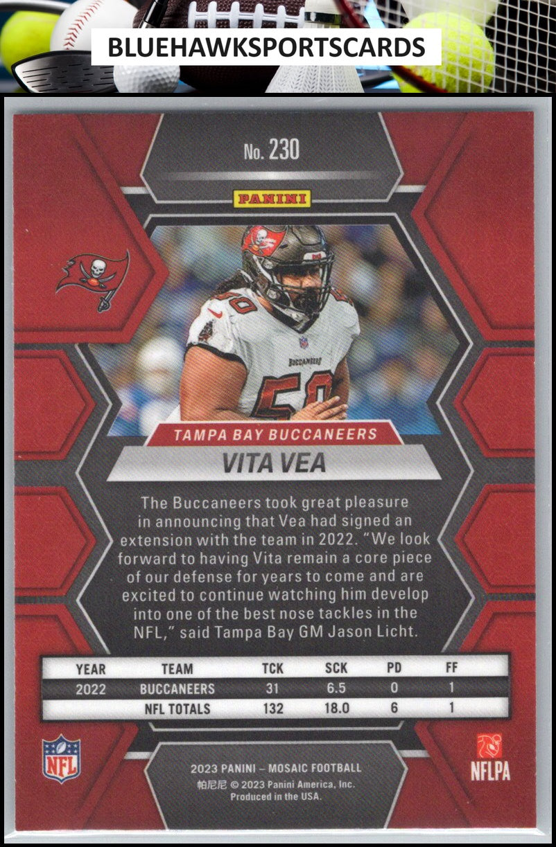 2023 Panini Mosaic #230 Vita Vea
