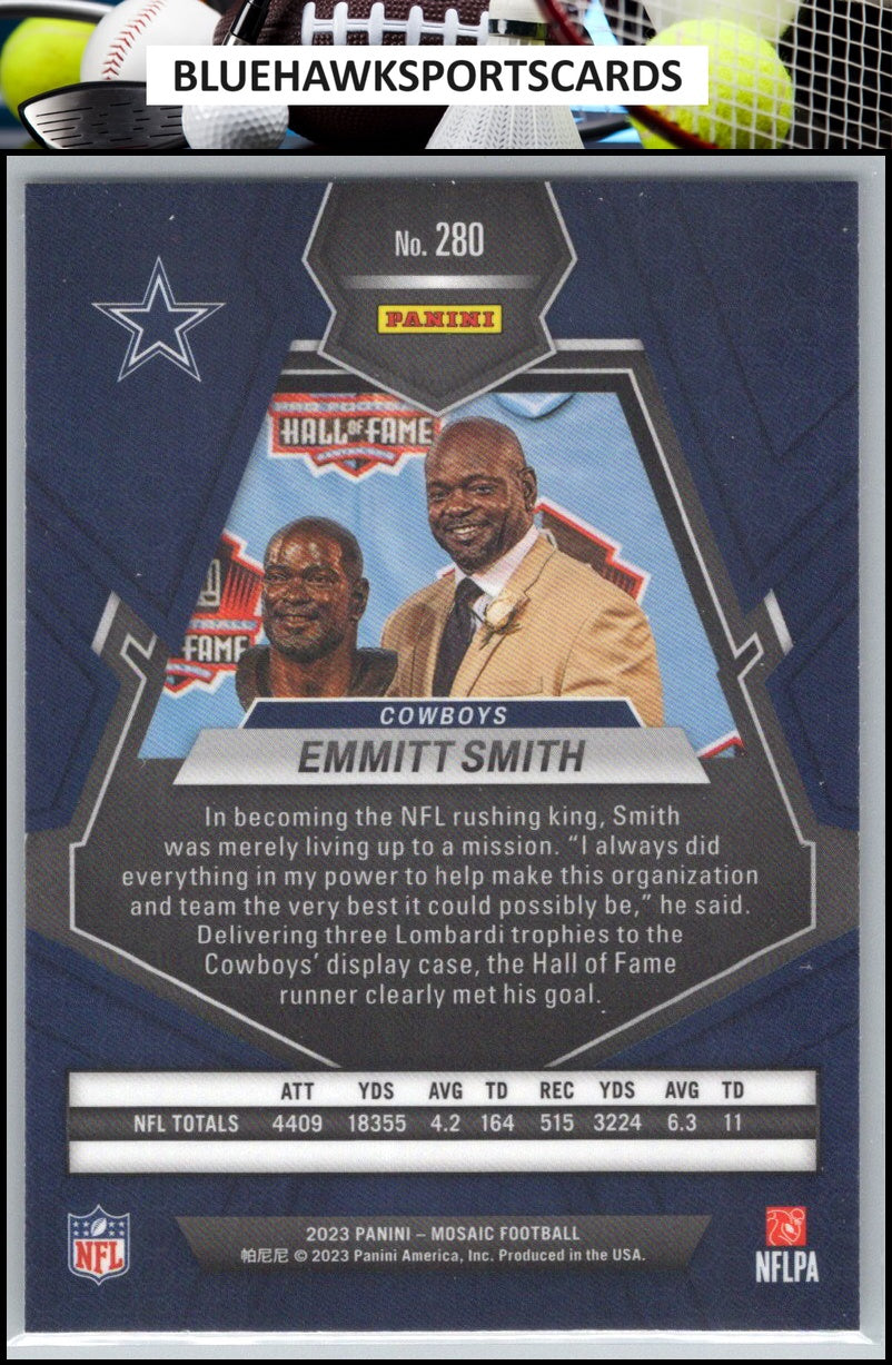 2023 Panini Mosaic #280 Emmitt Smith