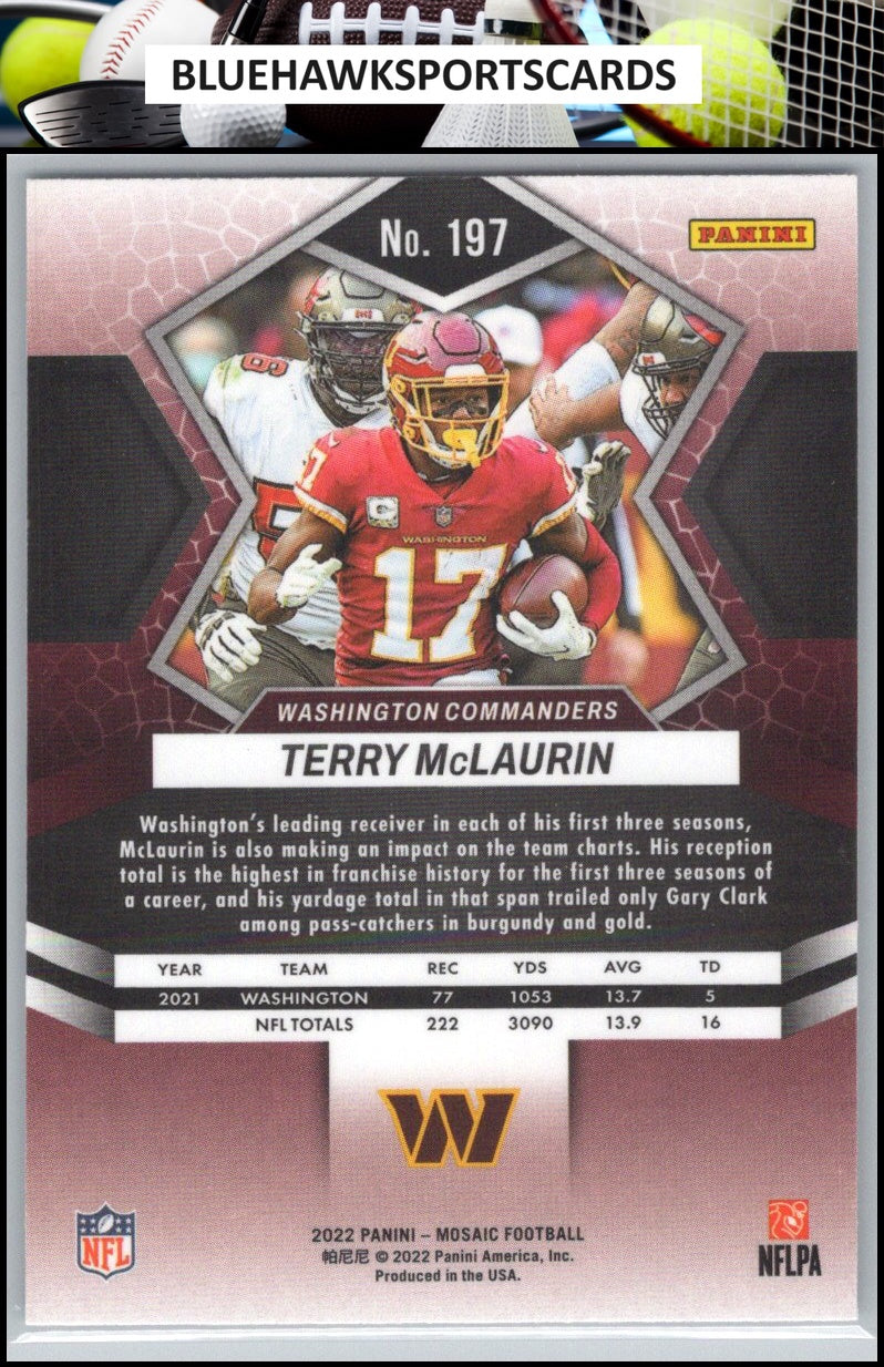 2022 Panini Mosaic #197 Terry McLaurin