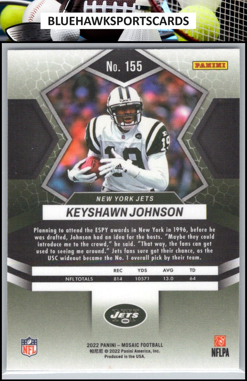 2022 Panini Mosaic #155 Keyshawn Johnson