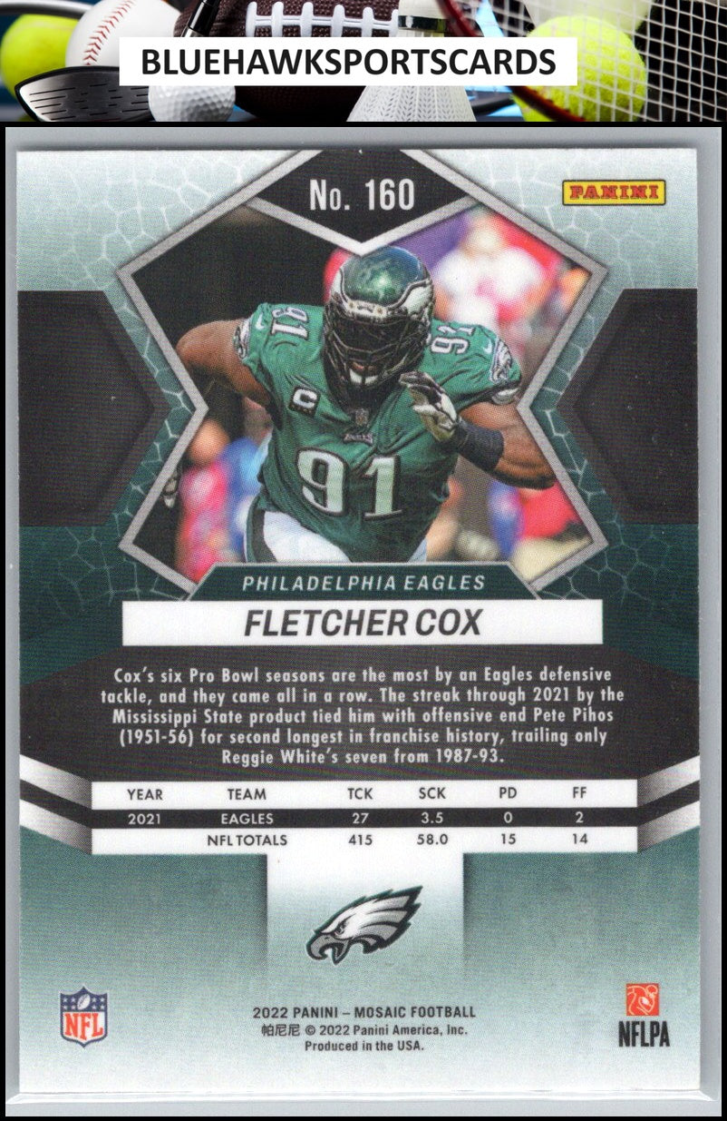 2022 Panini Mosaic #160 Fletcher Cox