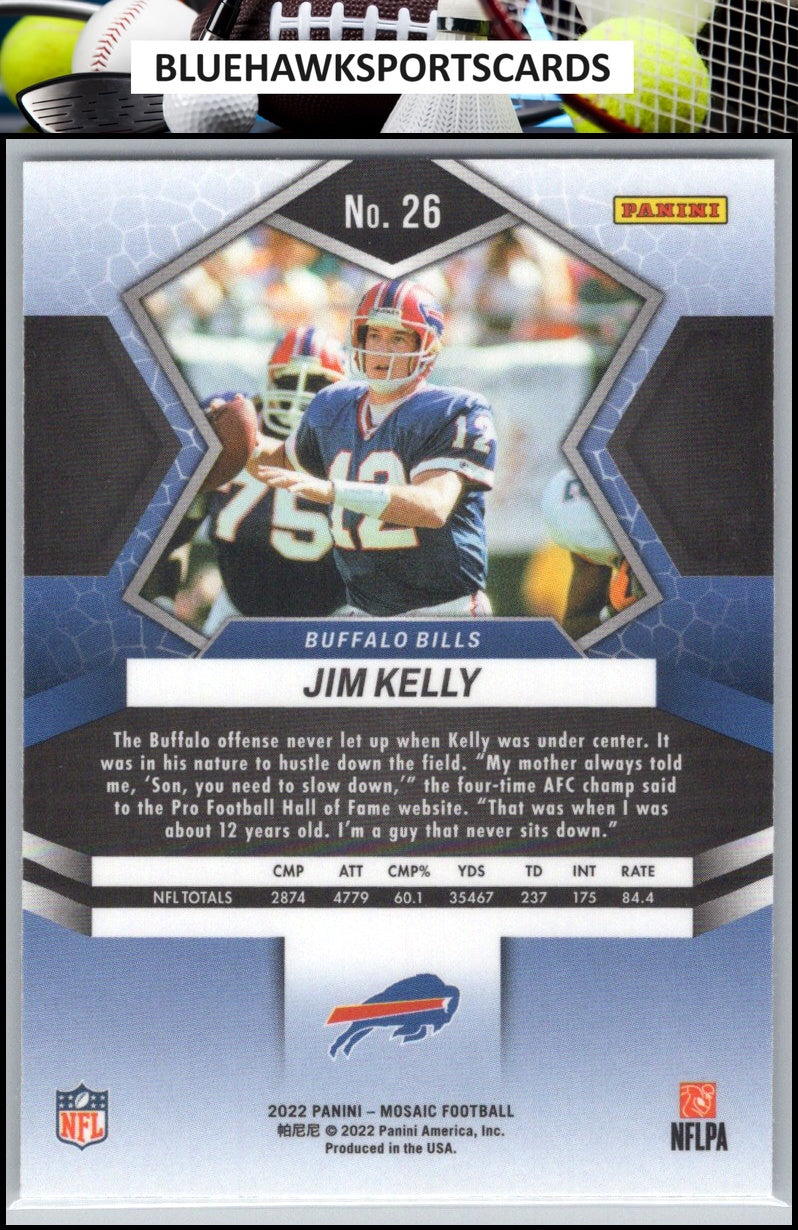 2022 Panini Mosaic #26 Jim Kelly