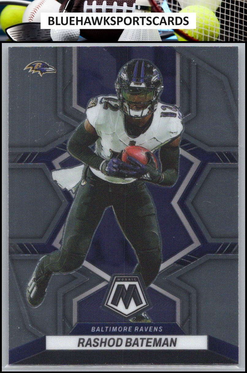 2022 Panini Mosaic #15 Rashod Bateman