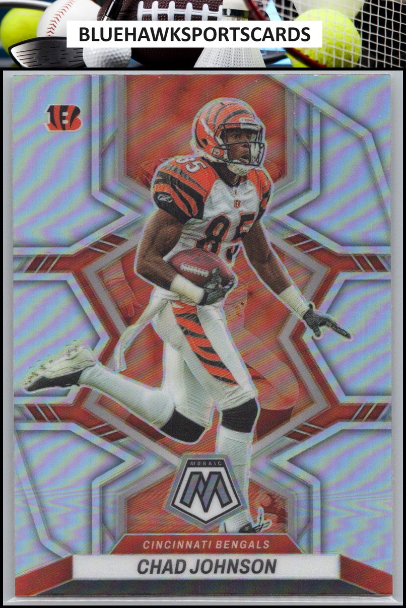 2022 Panini Mosaic #45 Chad Johnson Silver