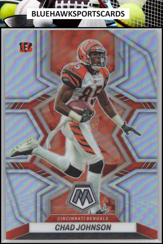 2022 Panini Mosaic #45 Chad Johnson Silver