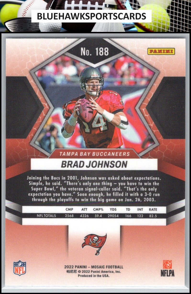 2022 Panini Mosaic #188 Brad Johnson