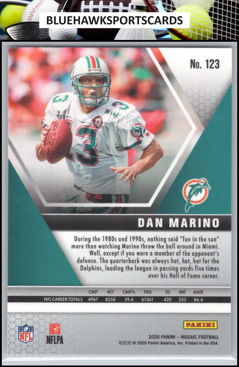 2020 Panini Mosaic #123 Dan Marino
