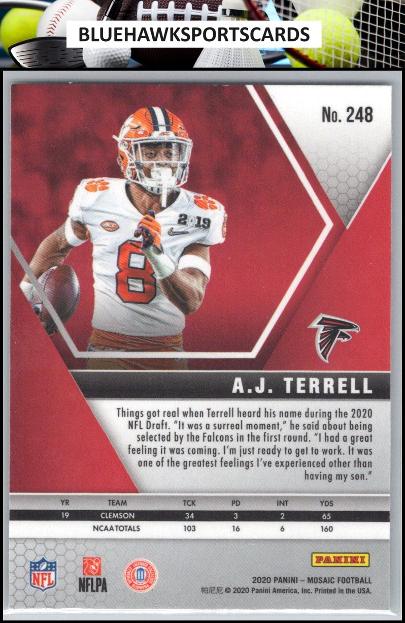 2020 Panini Mosaic #248 A.J. Terrell