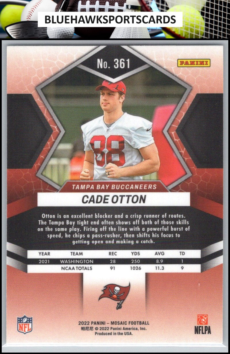 2022 Panini Mosaic #361 Cade Otton