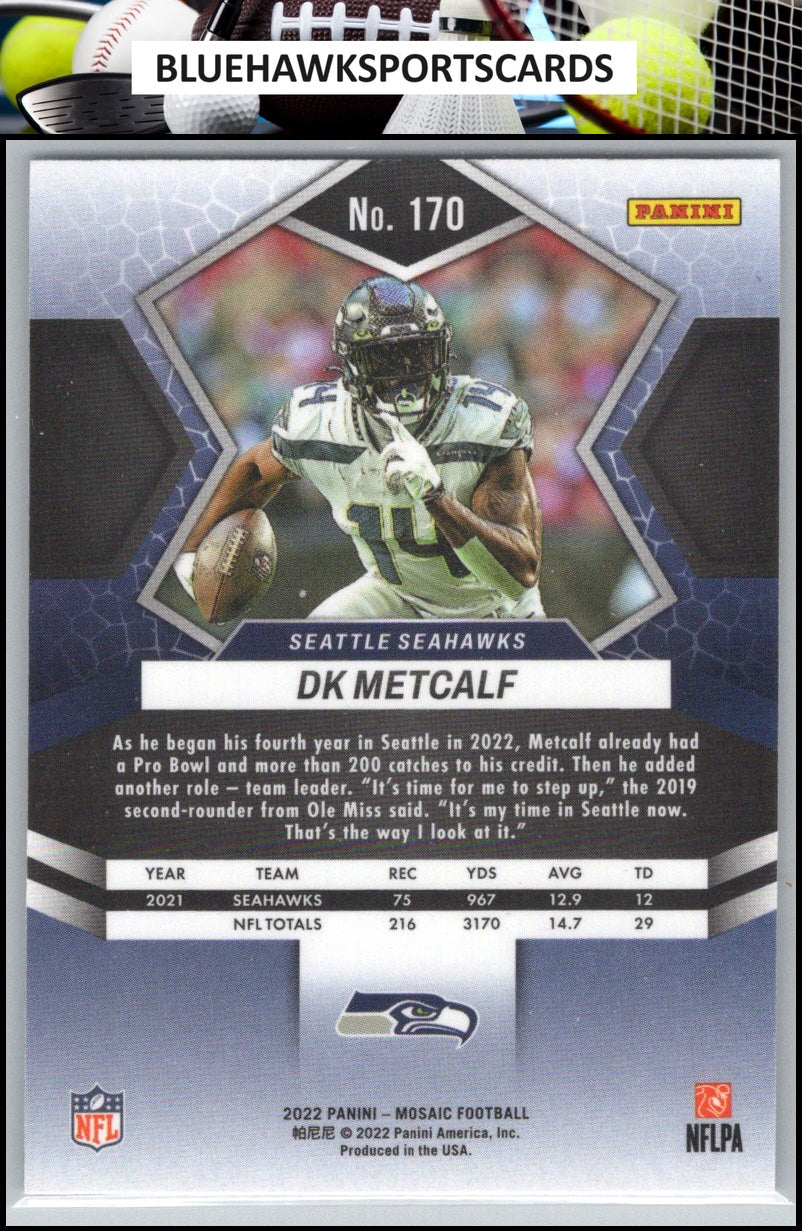 2022 Panini Mosaic #170 DK Metcalf