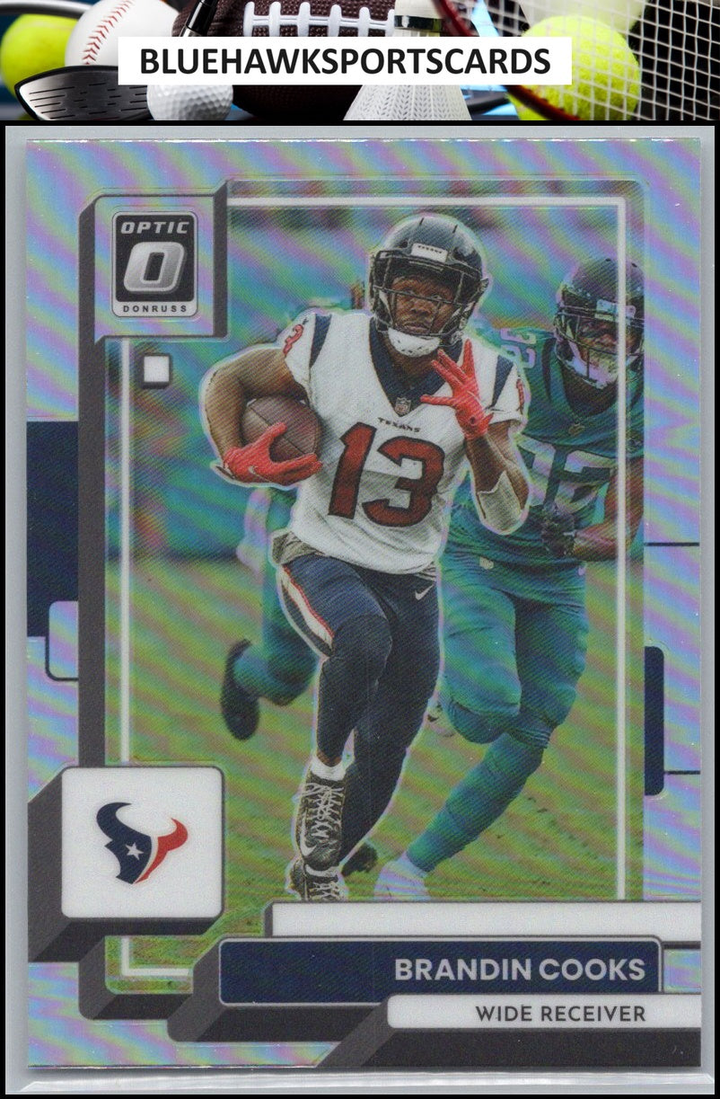 2022 Donruss Optic #80 Brandin Cooks Holo