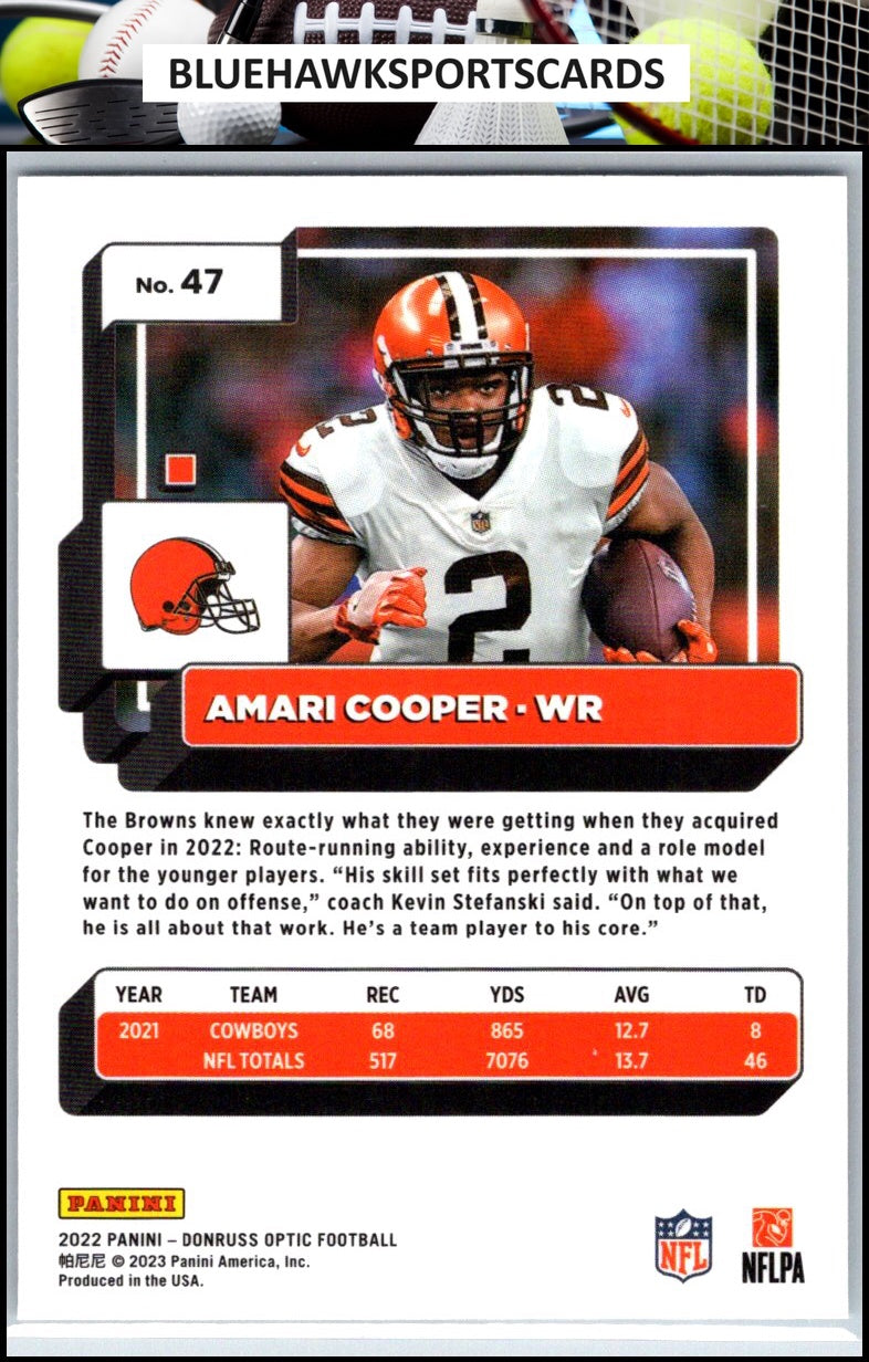 2022 Donruss Optic #47 Amari Cooper