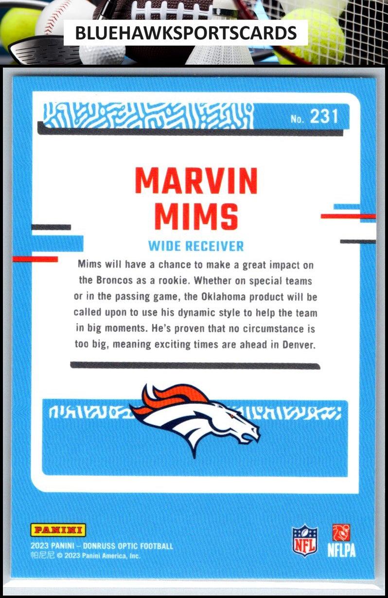 2023 Donruss Optic #231 Marvin Mims