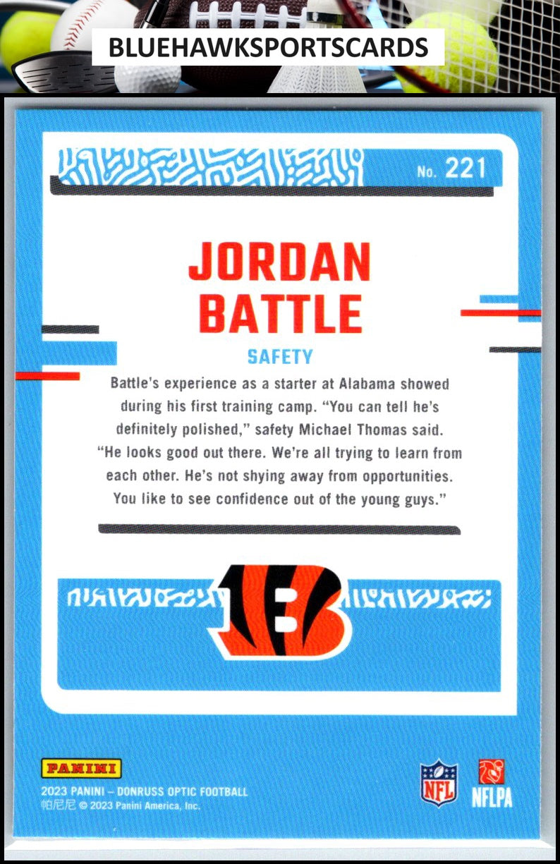 2023 Donruss Optic #221 Jordan Battle