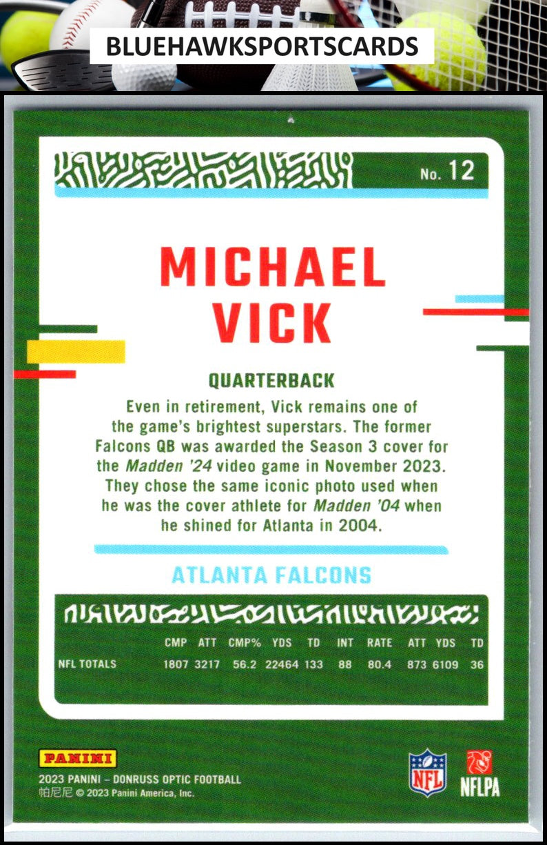 2023 Donruss Optic #12 Michael Vick