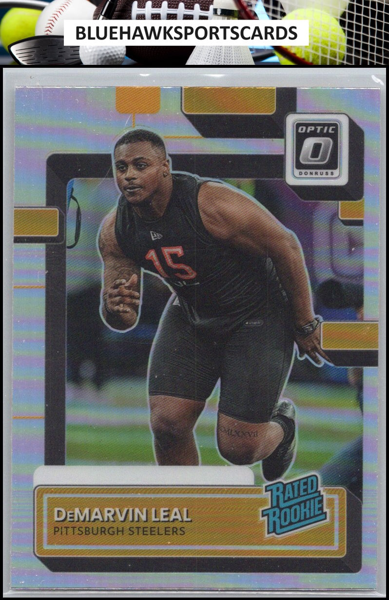 2022 Donruss #P-388 DeMarvin Leal Optic Rated Rookies Preview Holo