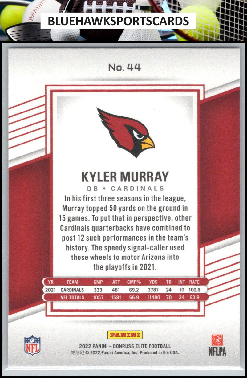 2022 Donruss Elite #44 Kyler Murray