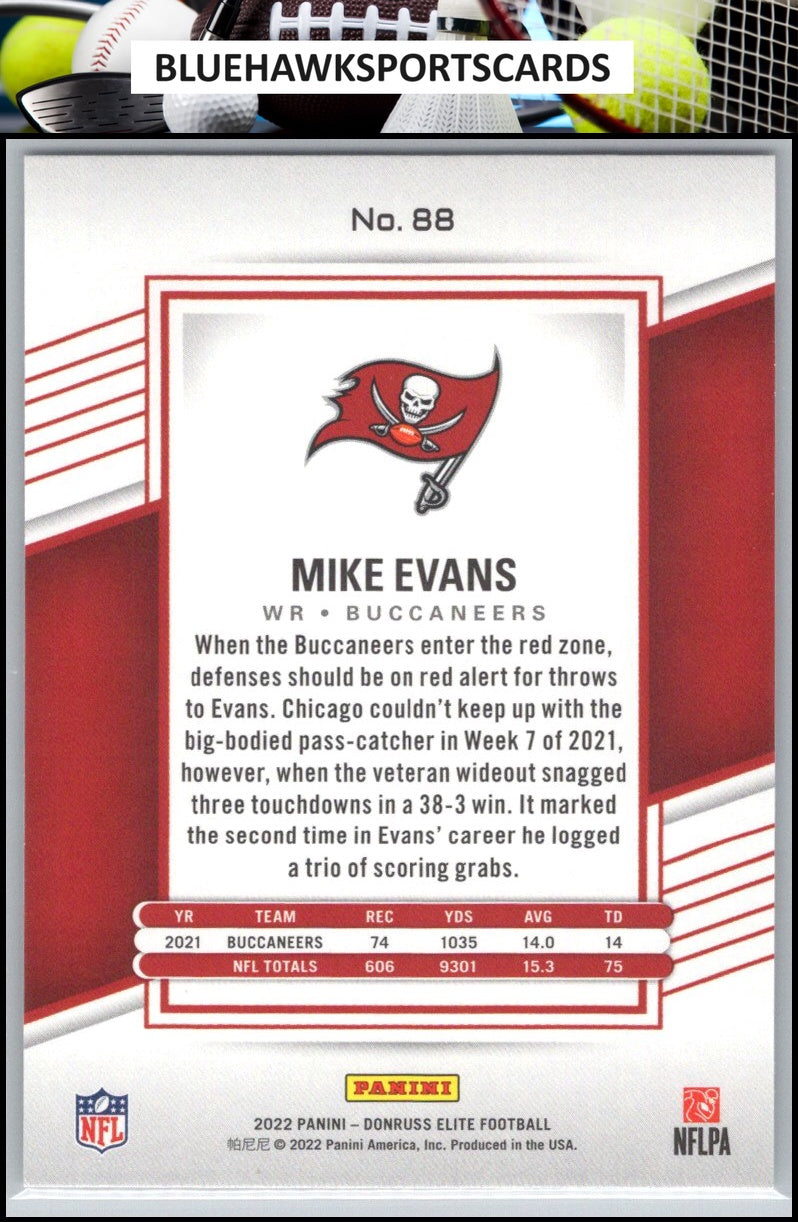 2022 Donruss Elite #88 Mike Evans