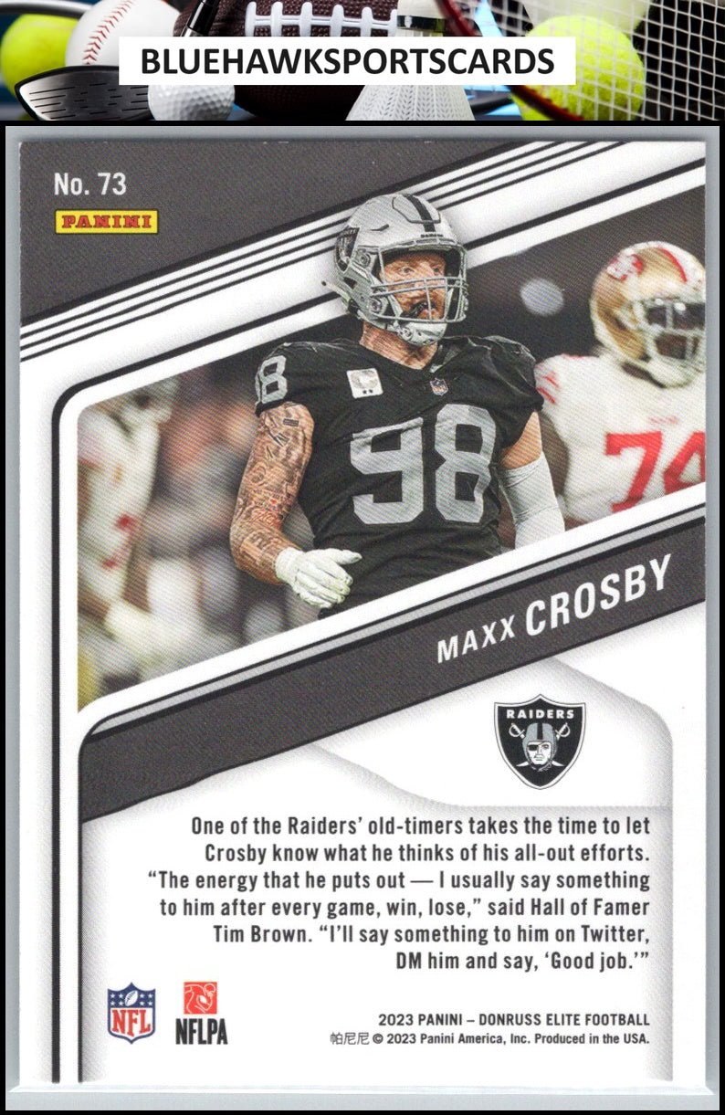 2023 Donruss Elite #73 Maxx Crosby