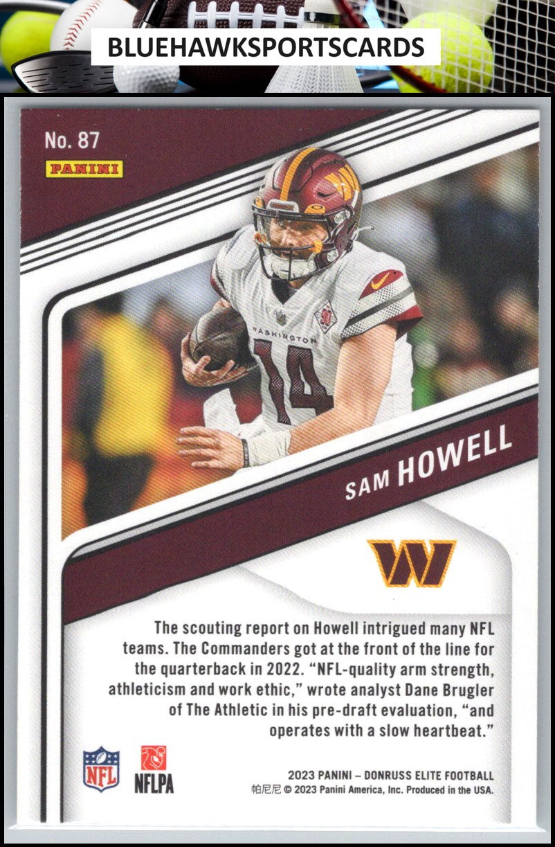 2023 Donruss Elite #87 Sam Howell