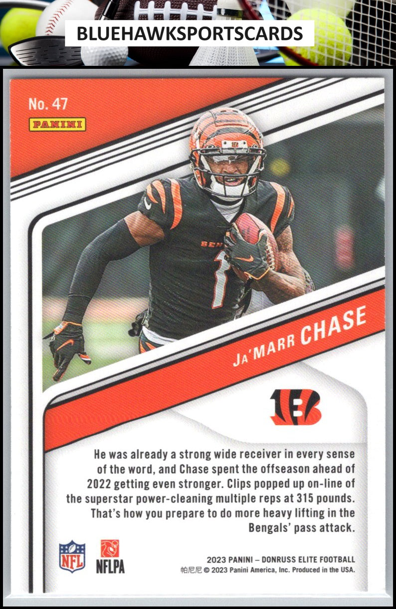 2023 Donruss Elite #47 Ja'Marr Chase