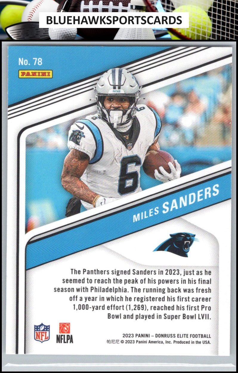 2023 Donruss Elite #78 Miles Sanders