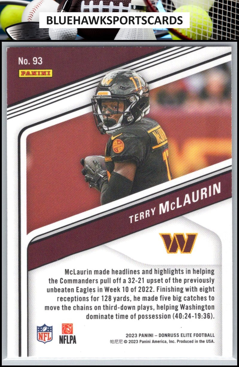 2023 Donruss Elite #93 Terry McLaurin