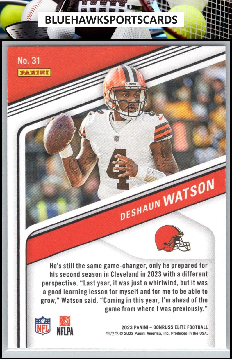 2023 Donruss Elite #31 Deshaun Watson