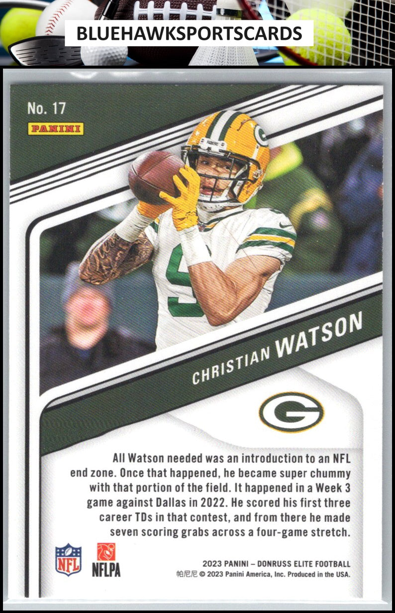 2023 Donruss Elite #17 Christian Watson