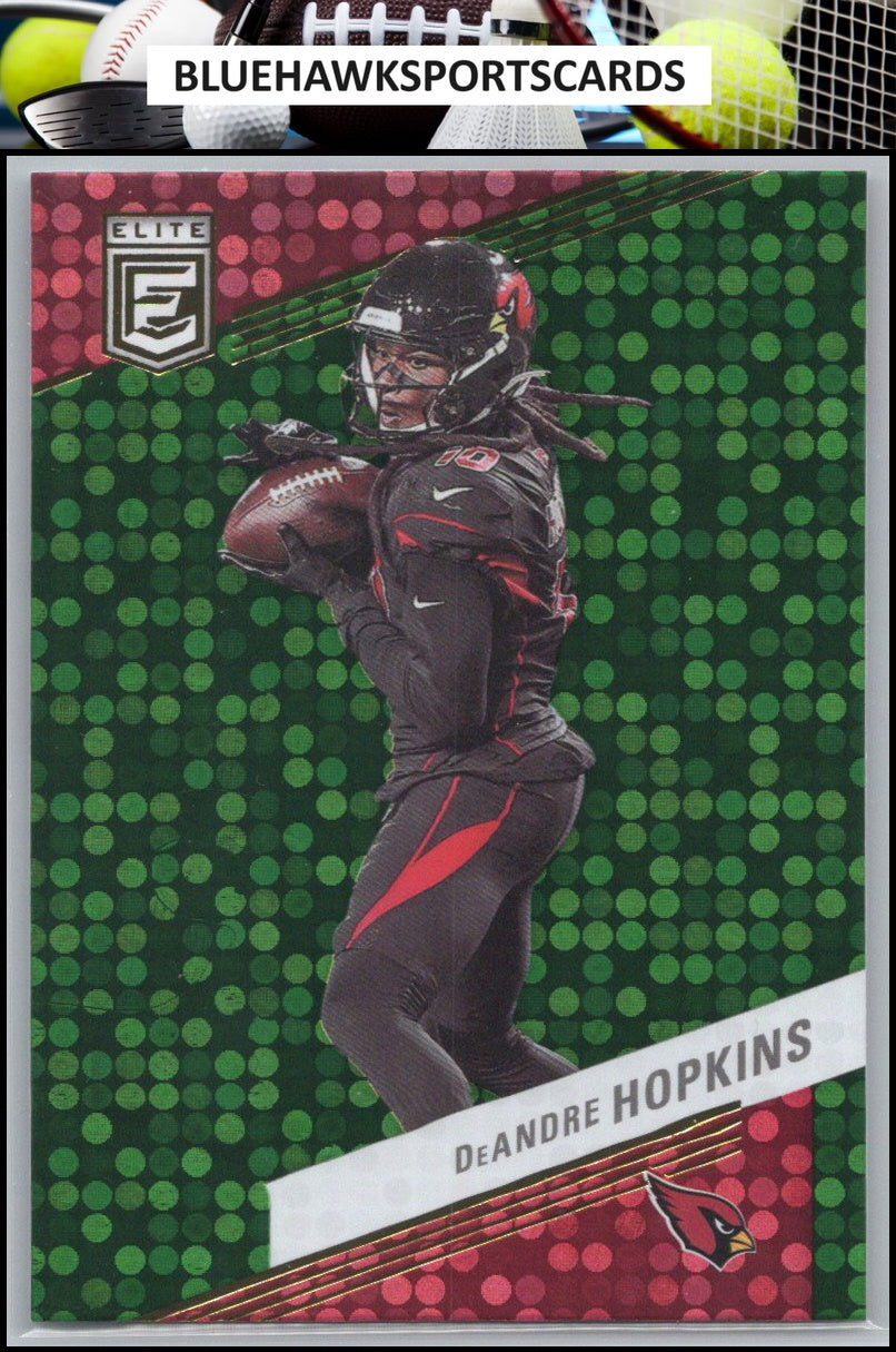 2023 Donruss Elite #25 DeAndre Hopkins Green Disco