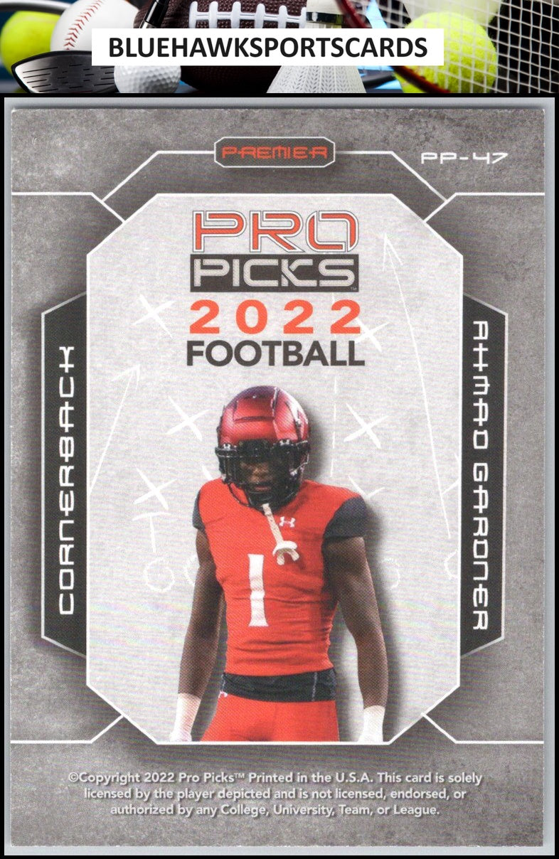 2022 Pro Picks Premier #PP-47 Ahmad Gardner