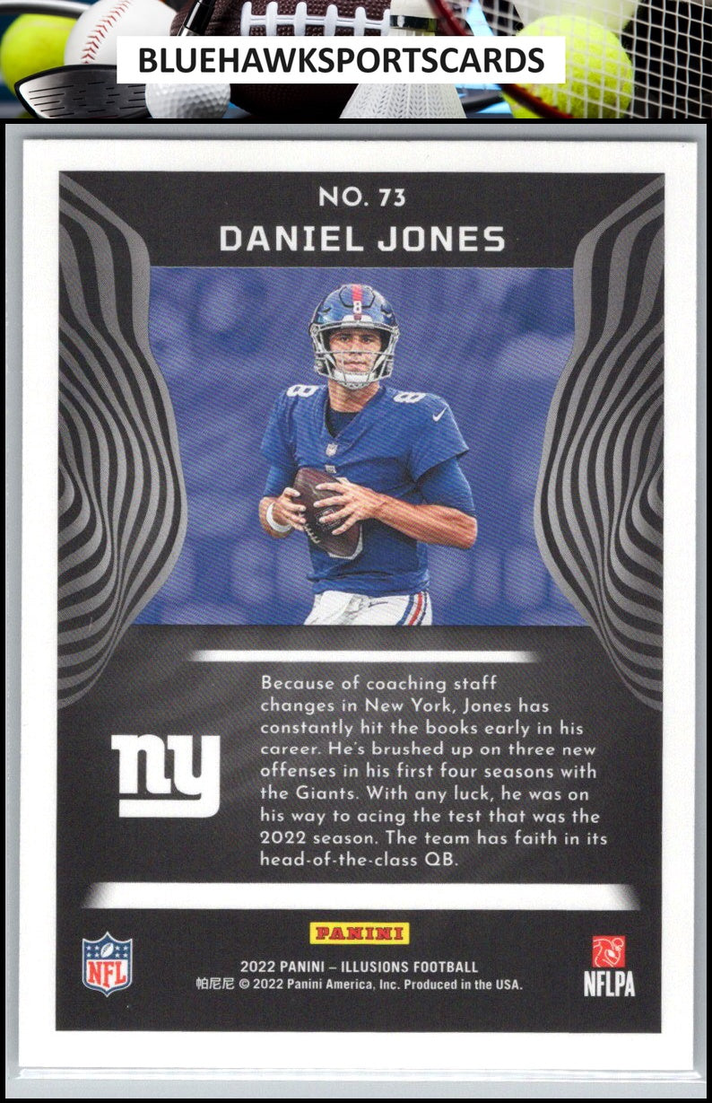 2022 Panini Illusions #73 Daniel Jones Retail